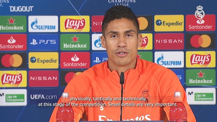 VIDEO: 'We have to give everything out on the pitch - Varane