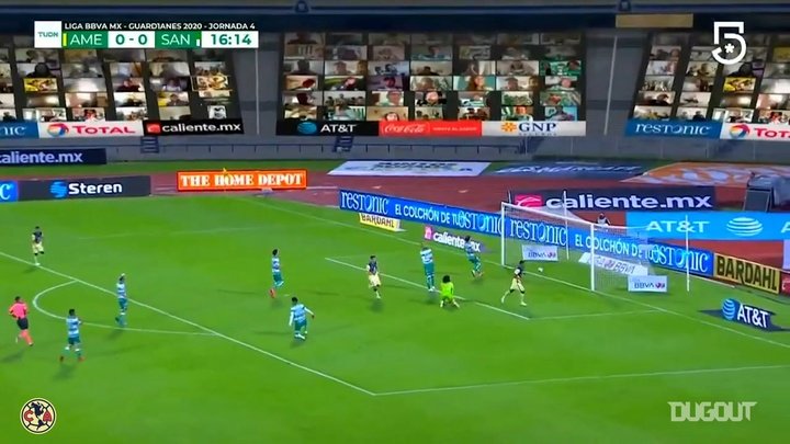 VIDEO: Sebastián Córdova’s great assist for Roger Martínez