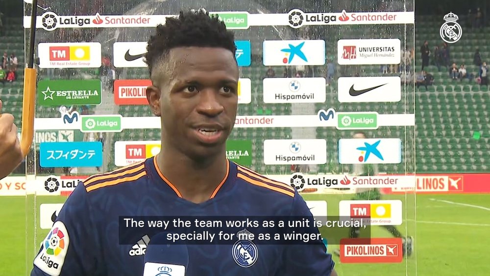 Vinicius maintains his great form. DUGOUT