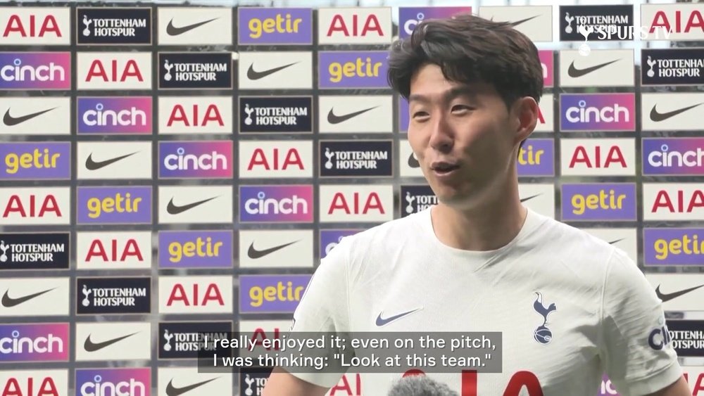 Son Heung-Min got the only goal as Tottenham beat Man City. DUGOUT