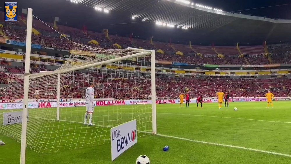 Tigres sacó un empate en casa de Atlas en el último minuto. Dugout