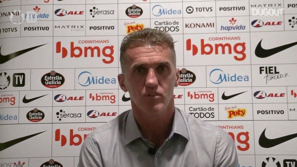 Vagner Mancini concedeu entrevista após empate do Corinthians contra o Fortaleza. DUGOUT