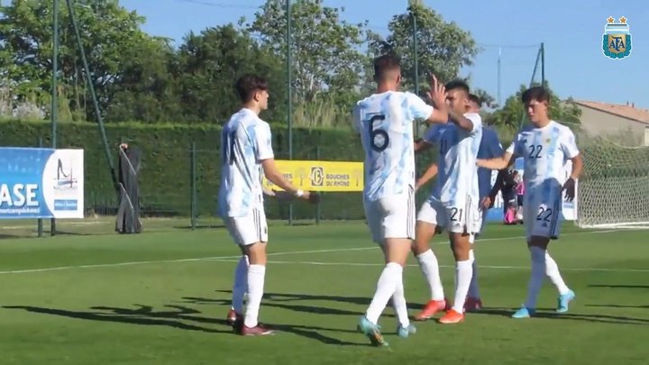 VIDEO: Man United wonderkid Garnacho shines for Argentina U20 with goal and assist