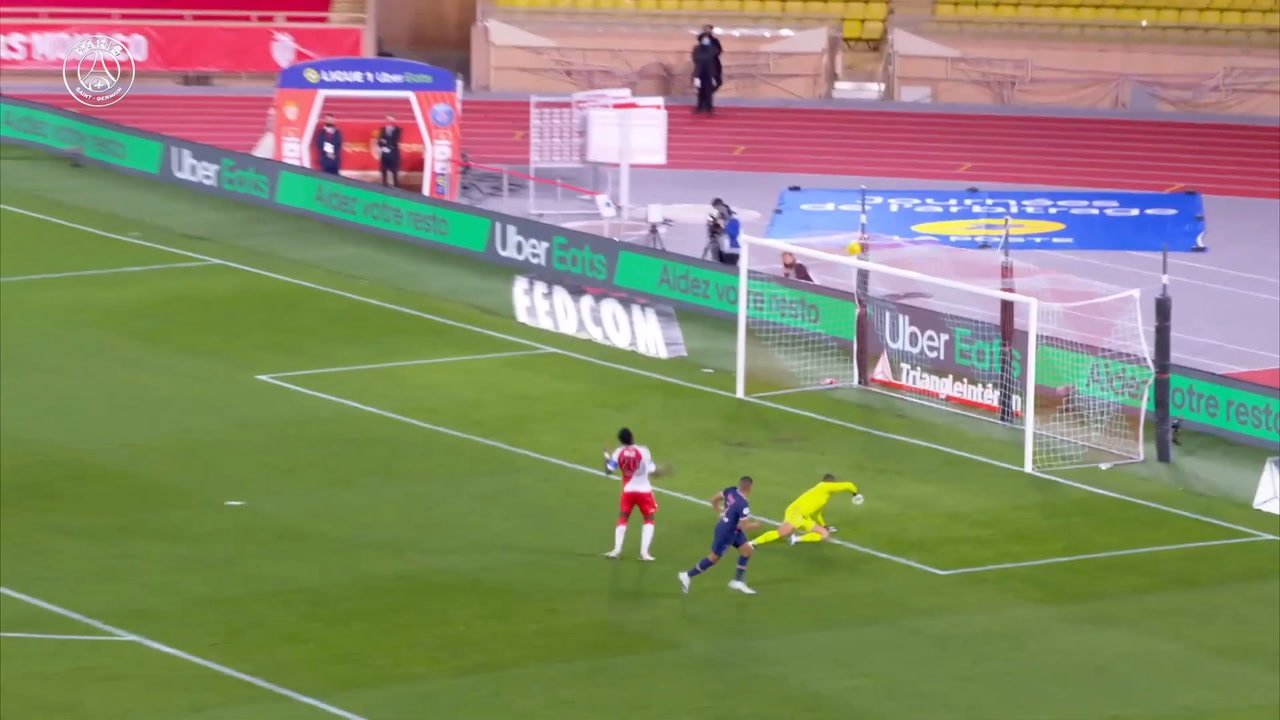 Kylian Mbappe scored as PSG lost 3-2 to Monaco. DUGOUT