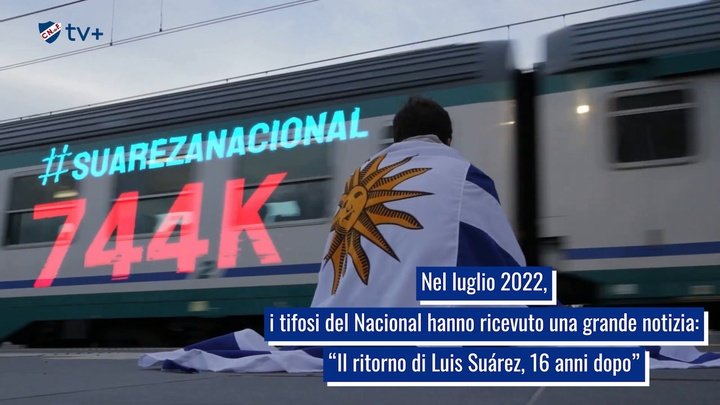 VIDEO: Suarez, al Nacional 17 anni dopo
