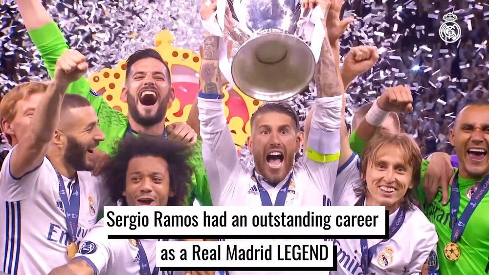 Sergio Ramos said an emotional goodbye to Real Madrid. DUGOUT