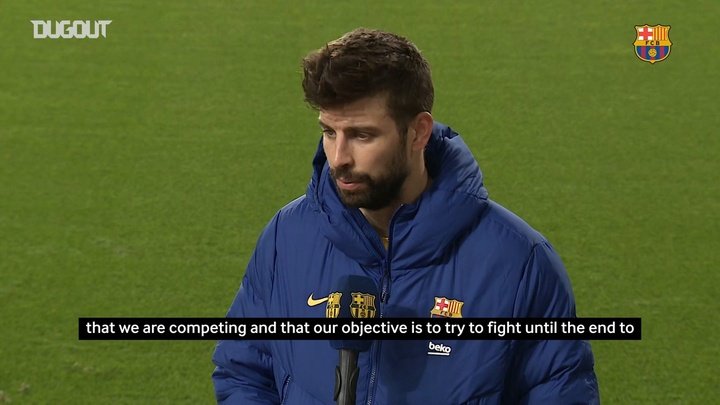 VIDEO: 'We have to fight until the last day' - Pique