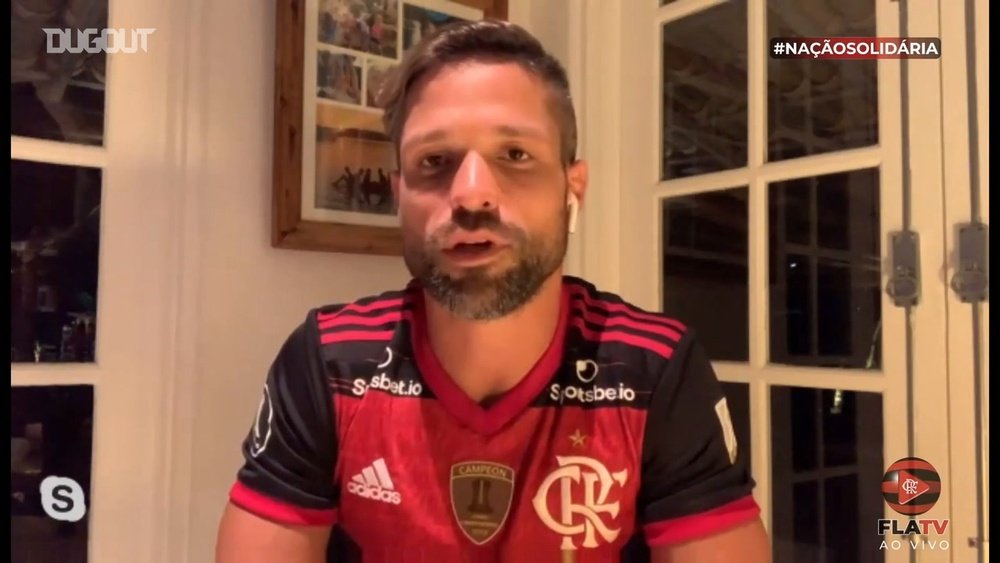 Meia do Flamengo, Diego fala sobre a expectativa para a retomada do futebol. DUGOUT