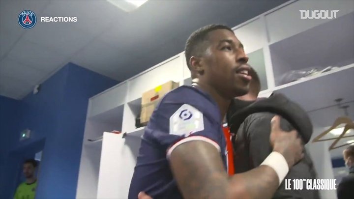VIDEO: PSG celebrations after the win against Marseille