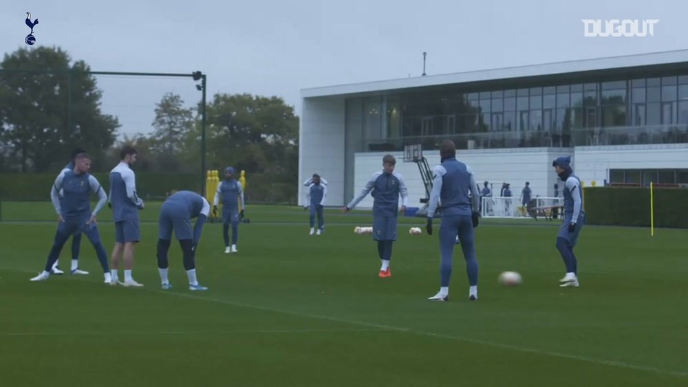 Jose Mourinho has been preparing his Spurs side for the match with LASK Linz. DUGOUT