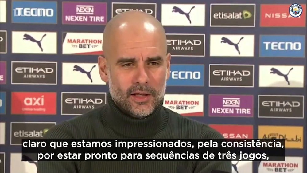 Guardiola se diz impressionado com Rúben Dias no Manchester City. DUGOUT
