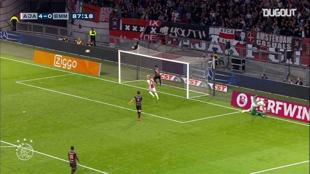 Ajax have scored some quality goals versus Emmen. DUGOUT