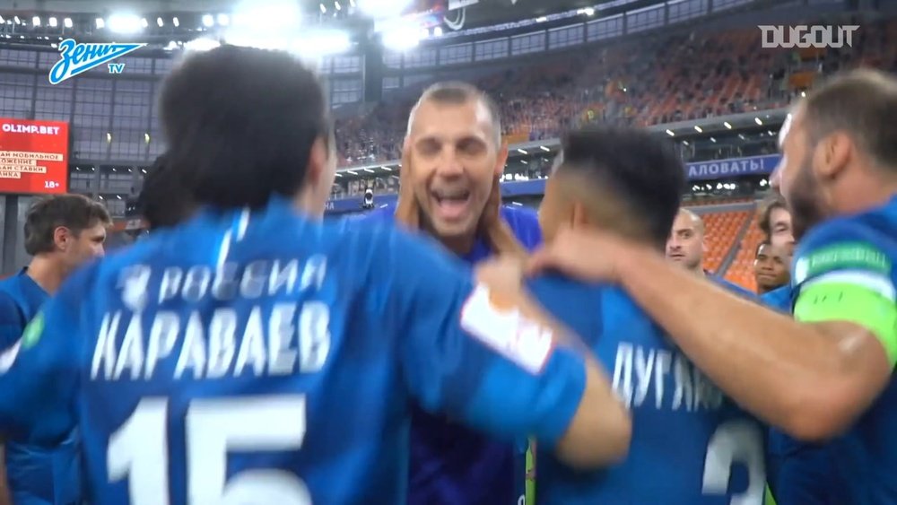 Zenit won the Russian Cup after beating Khimki. DUGOUT