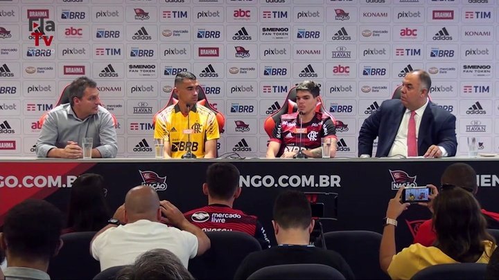Novas caras no plantel do Flamengo.DUGOUT