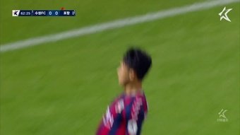 Lee Seung-woo's incredible volley. DUGOUT
