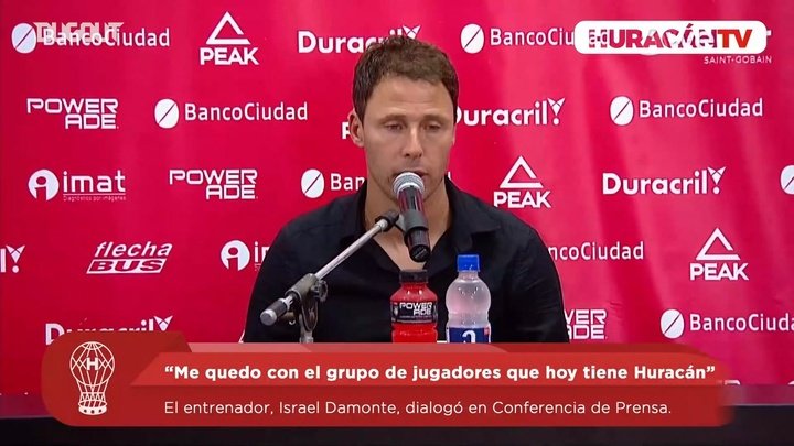 VÍDEO: las últimas palabras de Damonte como entrenador de Huracán