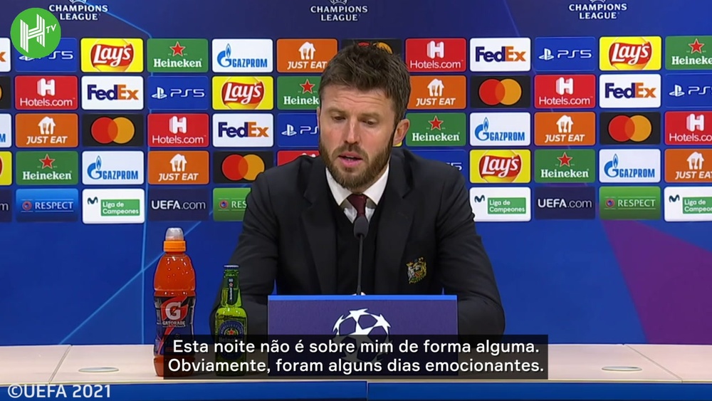 Carrick analisa a vitória do United diante do Villarreal. DUGOUT