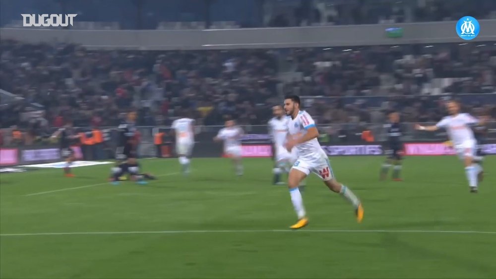 Morgan Sanson got Marseille a late leveller at Bordeaux back in 2017. DUGOUT