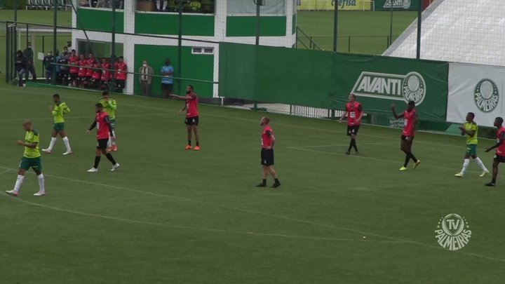 Rony e Wesley marcam em primeiro jogo-treino do Palmeiras na pré-temporada