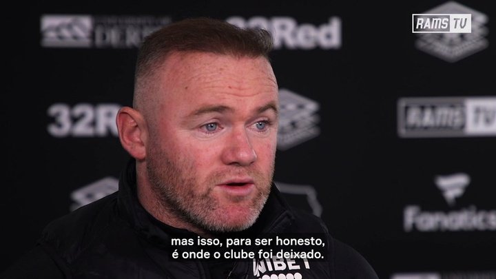 VÍDEO: Rooney fala sobre pontuação negativa e drama financeiro do Derby