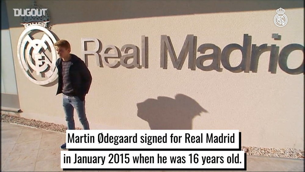 It's been a long journey for Martin Odegaard. DUGOUT