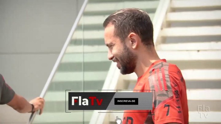 VÍDEO: Flamengo encerra preparação e embarca para duelo com o América-MG