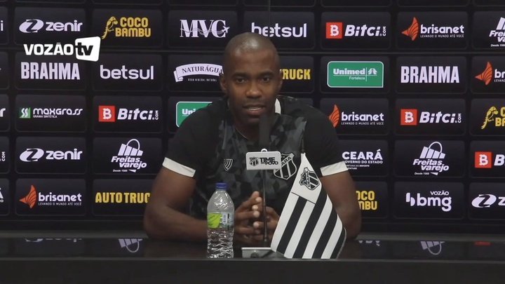 VÍDEO: Fabinho projeta jogo com Corinthians e reta final do Ceará no Brasileiro
