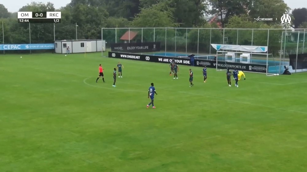 Pape Gueye offre la victoire à l’OM contre le RKC Waalwijk. dugout