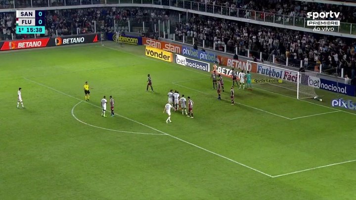 Melhores momentos de Santos 2 x 2 Fluminense. DUGOUT