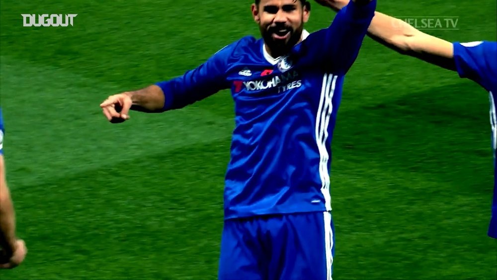 Diego Costa participou das conquistas de dois títulos da Premier League. DUGOUT