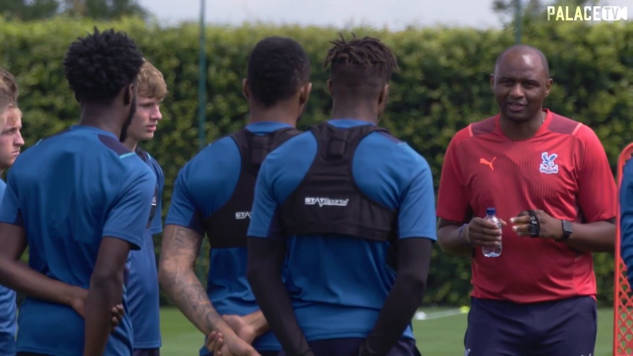 VIDEO: Patrick Vieira's first day at Crystal Palace