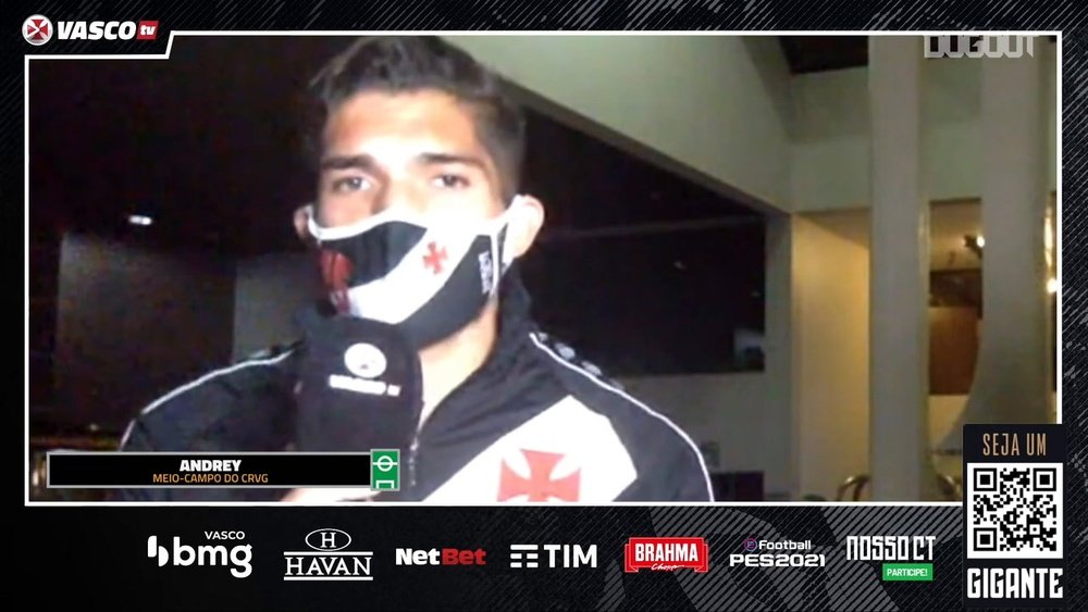 Andrey fala sobre duelo contra o Goiás. DUGOUT