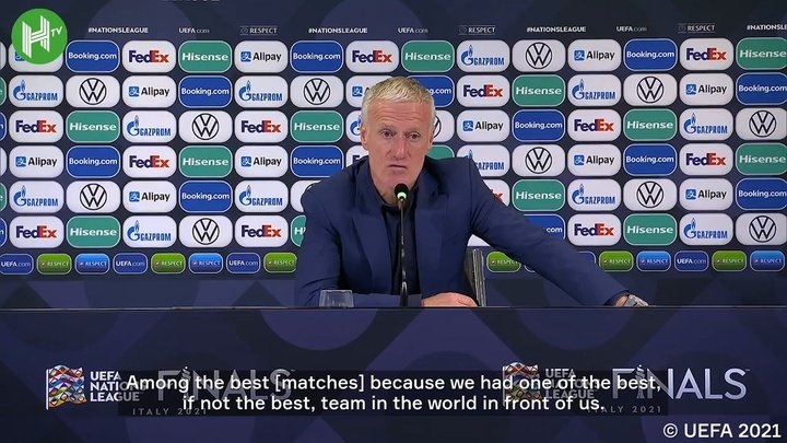 VIDEO: 'I'm very happy for my players' - Deschamps