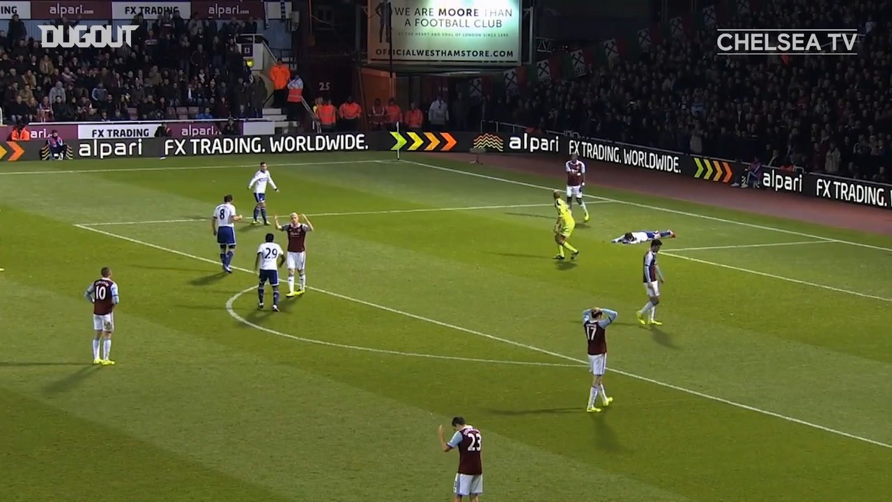 VIDEO: Chelsea thrash West Ham at Upton Park
