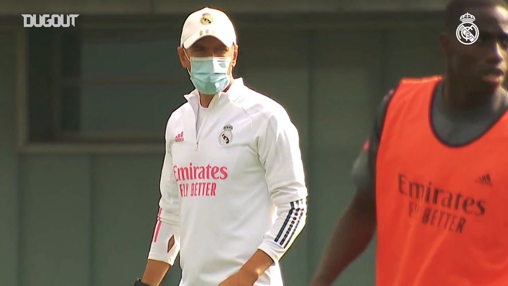 Madrid continue to train. DUGOUT