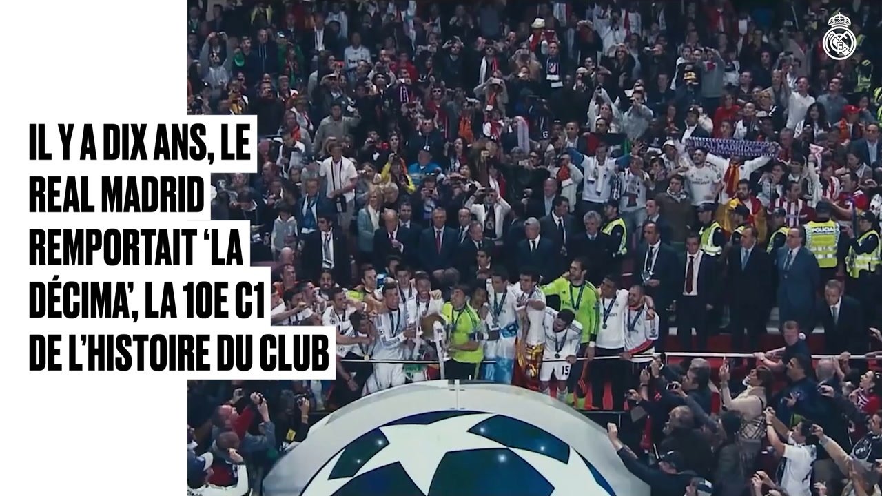 VIDÉO : le Real fête les 10 ans de la Décima