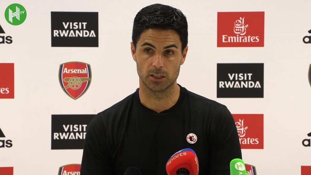 Arteta aplaudió a la hinchada por su actitud. DUGOUT