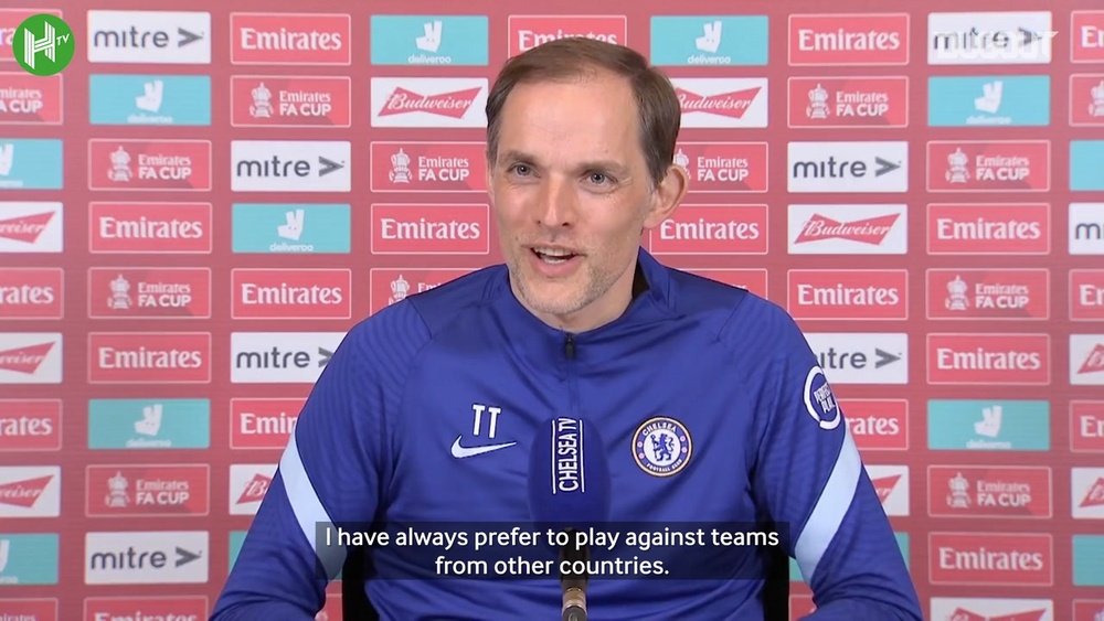 Thomas Tuchel gave his reaction to the Champions League draw. DUGOUT