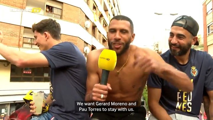 VIDEO: Étienne Capoue calls for his teammates Pau Torres and Gerard Moreno to stay