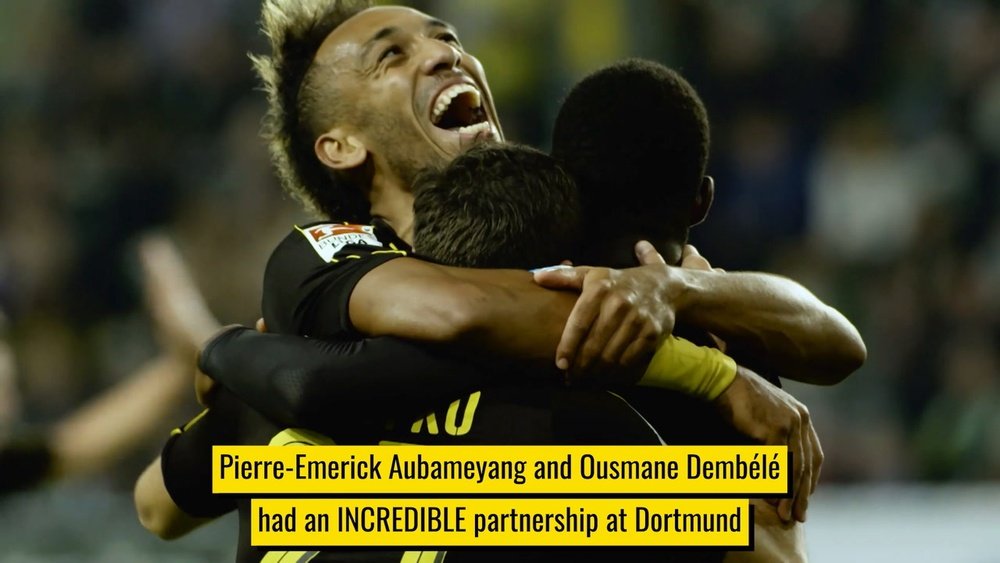 Auba and Dembele shone together at Borussia Dortmund. DUGOUT