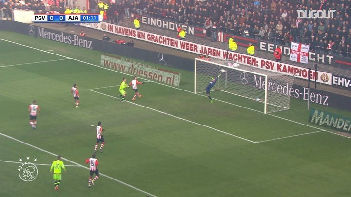VÍDEO: cuando Milik y El Ghazi aplastaron al PSV con el Ajax