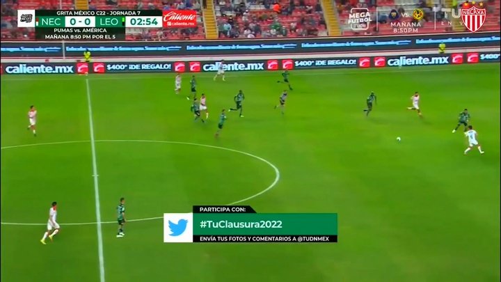 VÍDEO: resumen del Necaxa 0-1 León