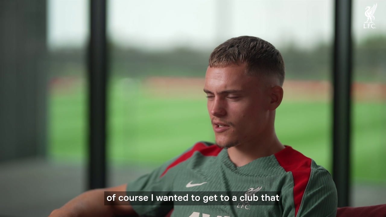 Wirtz's first interview: 'I saw myself in the best hands in Liverpool FC'