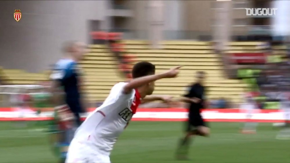 Le premier but de Ferreira Carrasco avec Monaco. DUGOUT