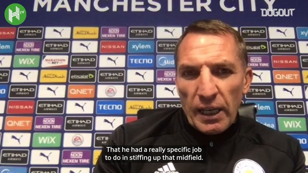 Rodgers spoke about Vardy. DUGOUT
