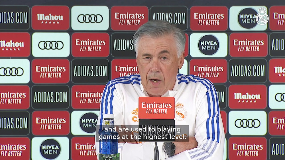 Ancelotti speaks before Villarreal's game. DUGOUT