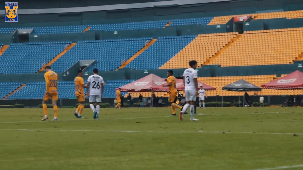 Tigres disputó un amistoso contra Mérida que acabó 2-0. Dugout