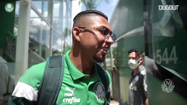 Il Palmeiras in viaggio verso Rio de Janeiro