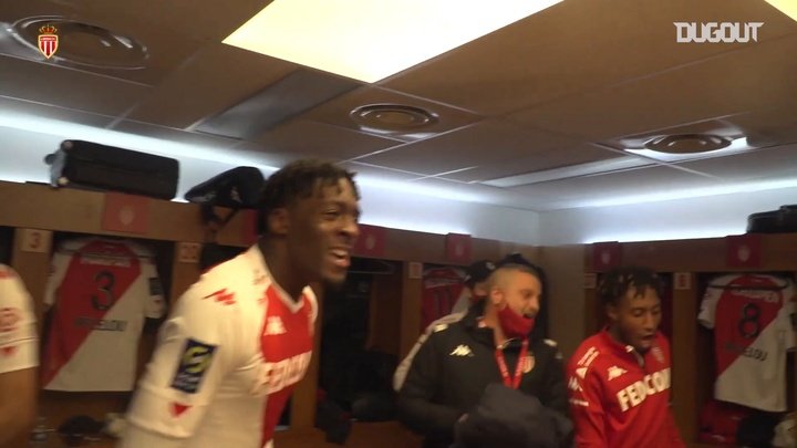 VIDEO: Monaco celebrate win after fightback v PSG