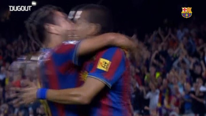 VÍDEO: relembre golaço de falta de Dani Alves pelo Barça contra o Atlético de Madrid